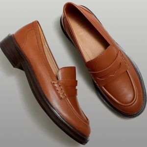 Madewell Brown Leather Loafers Size 9/12